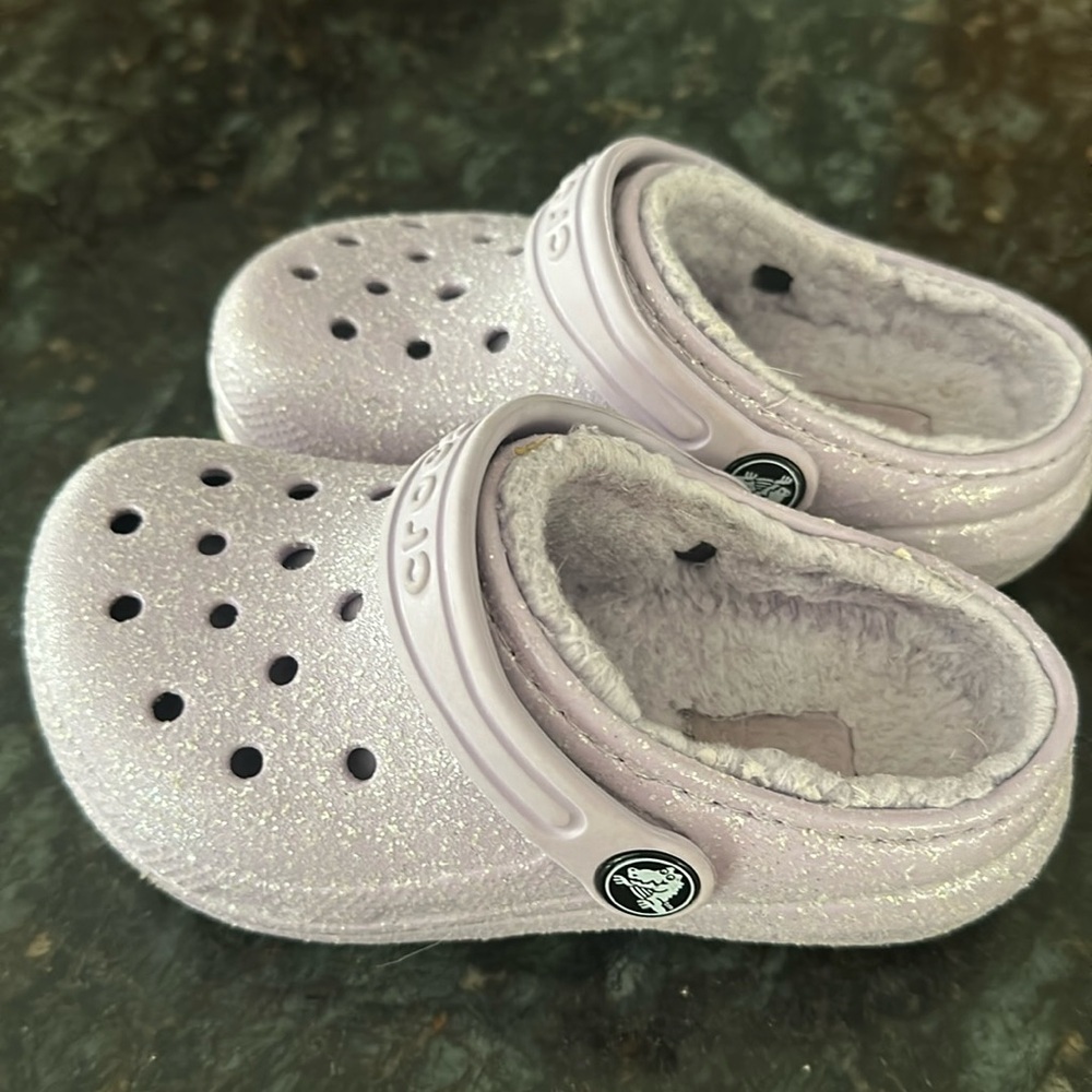 Crocs- Girls Toddler Size 9